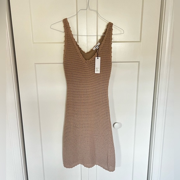 Steve Madden Women’s Day Party Dress. Woven, Tan. Size S. NWT - Picture 4 of 6